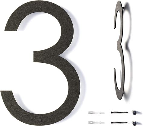 large metal house numbers|12 inch adhesive numbers.